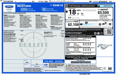 2019 Ford Mustang Bullitt