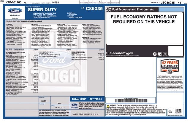 2020 Ford F-250SD Lariat