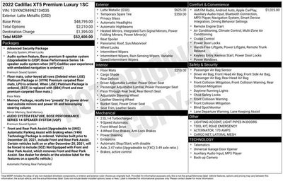 2022 Cadillac XT5 Premium Luxury