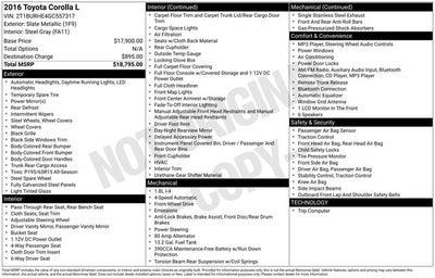 2016 Toyota Corolla L