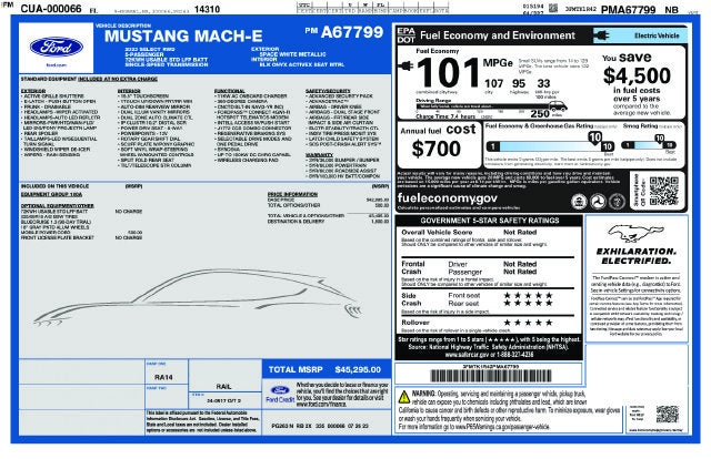 2023 Ford Mustang Mach-E Select