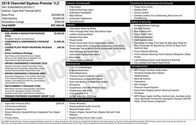 2018 Chevrolet Equinox Premier