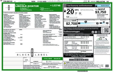 2024 Lincoln Aviator Black Label