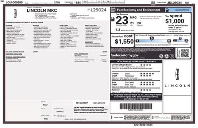 2018 Lincoln MKC Premiere