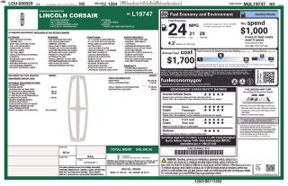 2021 Lincoln Corsair Reserve