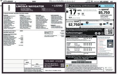 2027 Lincoln Navigator Reserve