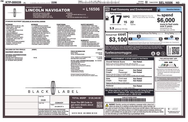 2025 Lincoln Navigator Black Label