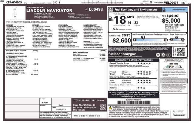 2027 Lincoln Navigator Black Label