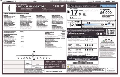 2026 Lincoln Navigator L Black Label