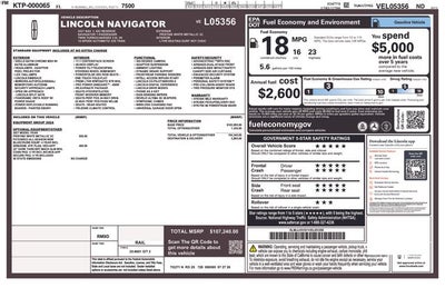 2027 Lincoln Navigator L Reserve