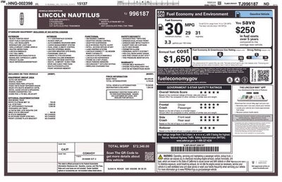2026 Lincoln Nautilus Reserve