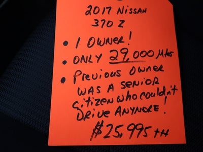 2017 Nissan 370Z Base