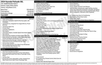 2024 Hyundai Palisade SEL