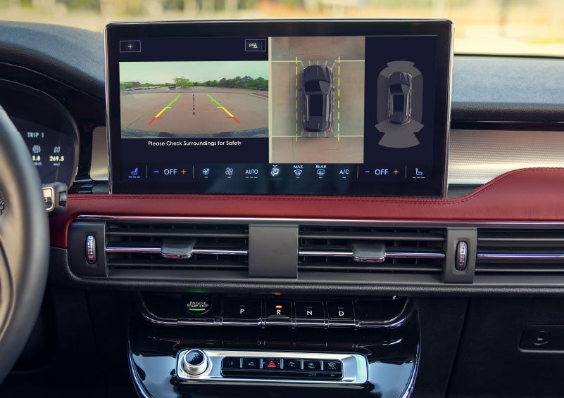 The large center touchscreen of a 2024 Lincoln Corsair® SUV is shown. | Astro Lincoln in Pensacola FL