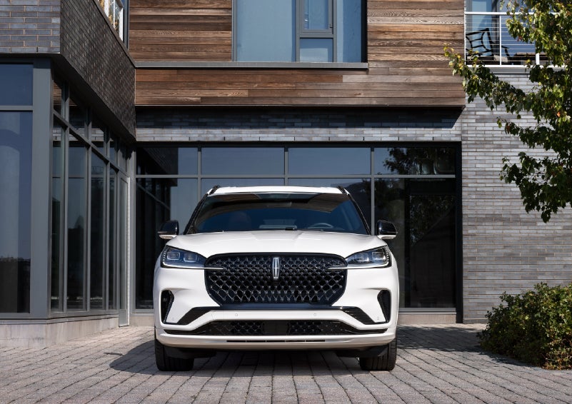 The front of a 2026 Lincoln Aviator® SUV is shown. | Astro Lincoln in Pensacola FL