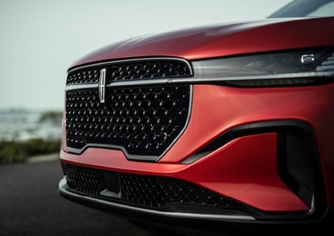The sleek grille of a 2026 Lincoln Nautilus® SUV with the available Jet Appearance Package makes a bold statement. | Astro Lincoln in Pensacola FL