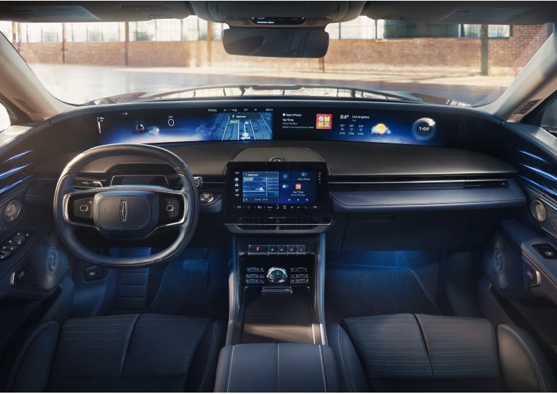 The panoramic display is shown in a 2026 Lincoln Nautilus® SUV. | Astro Lincoln in Pensacola FL