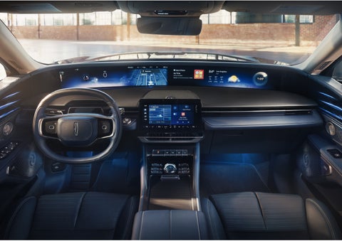 The panoramic display is shown in a 2026 Lincoln Nautilus® SUV. | Astro Lincoln in Pensacola FL