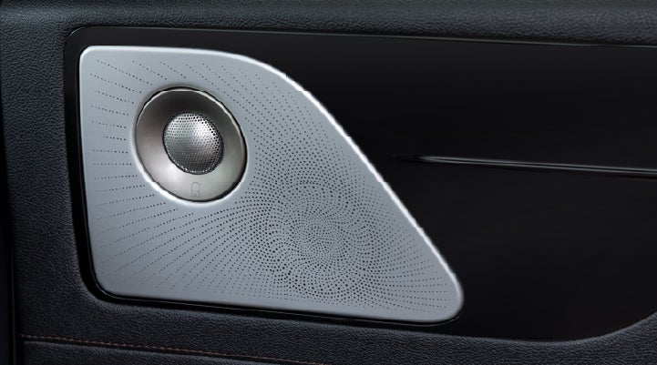 A close-up view of the available Revel® Ultima 3D Audio System. | Astro Lincoln in Pensacola FL