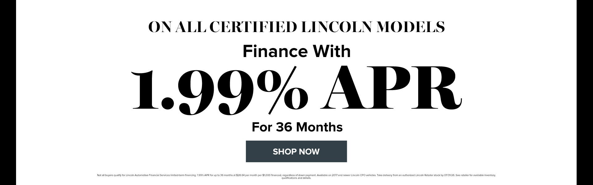 August CPO offers